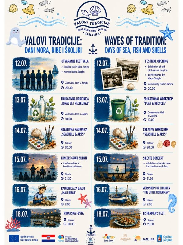 Valovi tradicije - dani mora, ribe i školjki