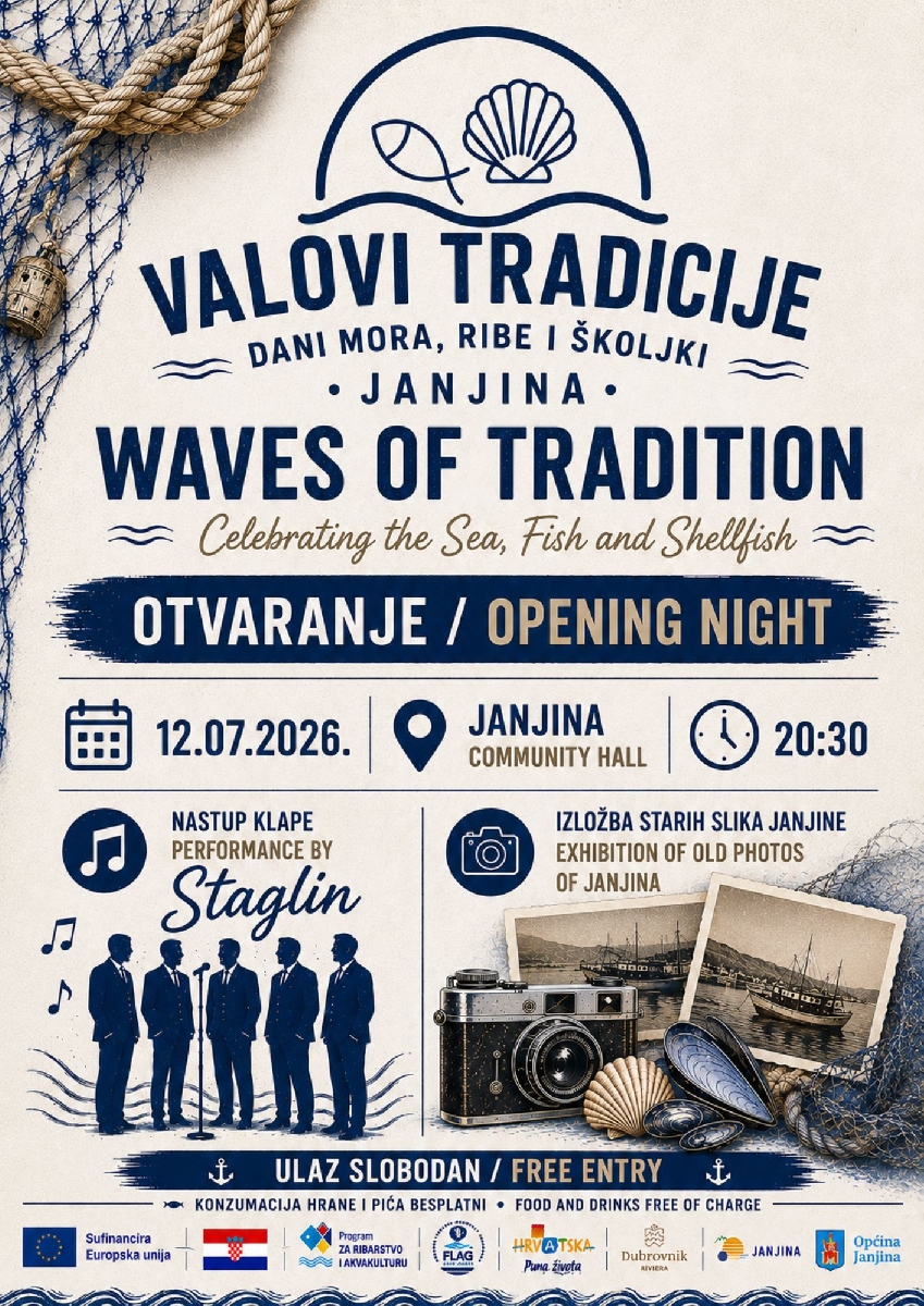 Otvaranje Valova tradicije - dana mora, ribe i školjki