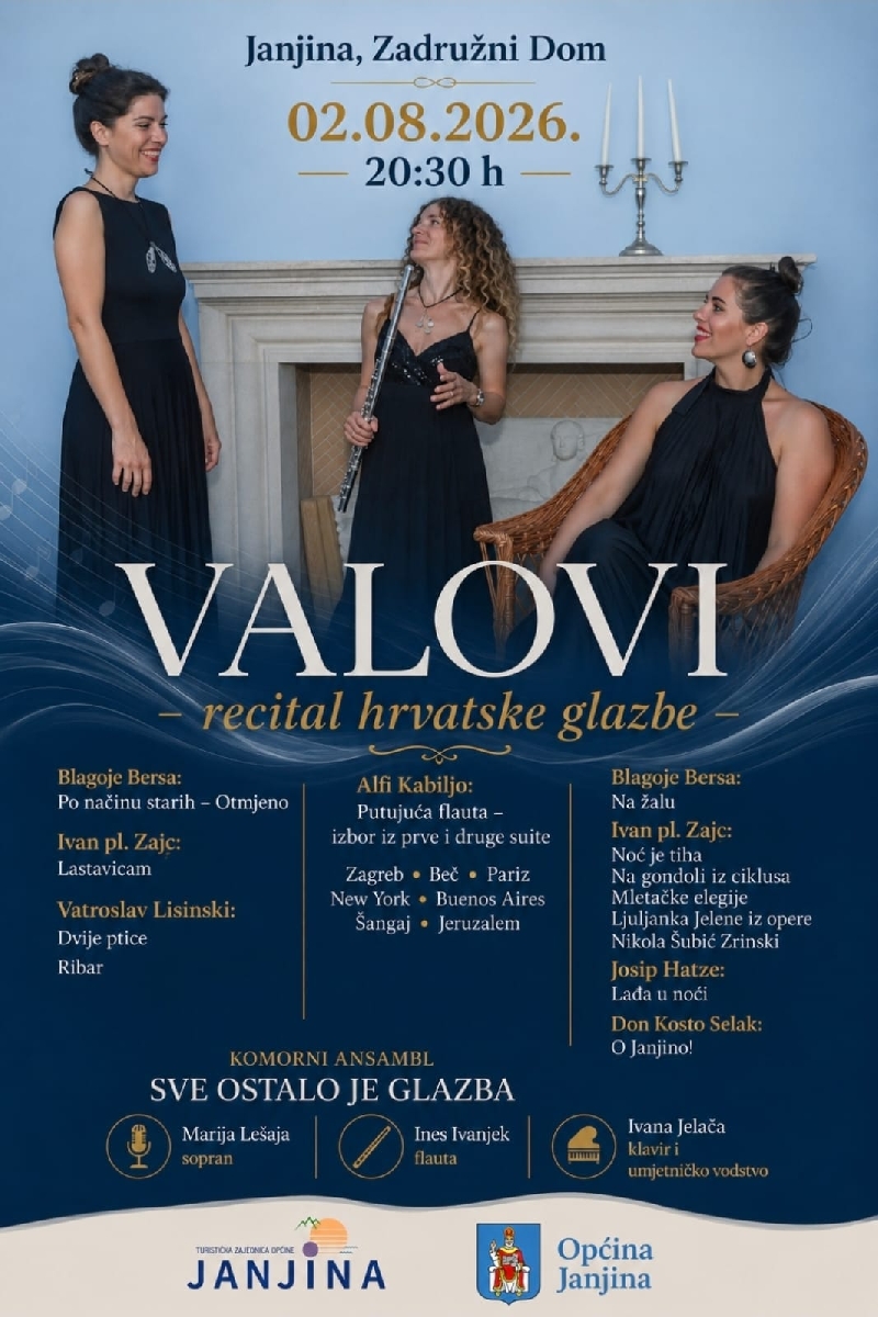 VALOVI – recital hrvatske glazbe